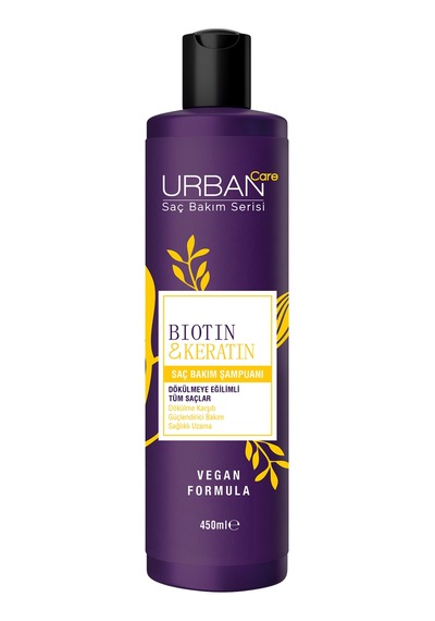 Biotin&keratin Dökülmeye Eğilimli Saçlara Özel Şampuan-vegan-450 Ml
