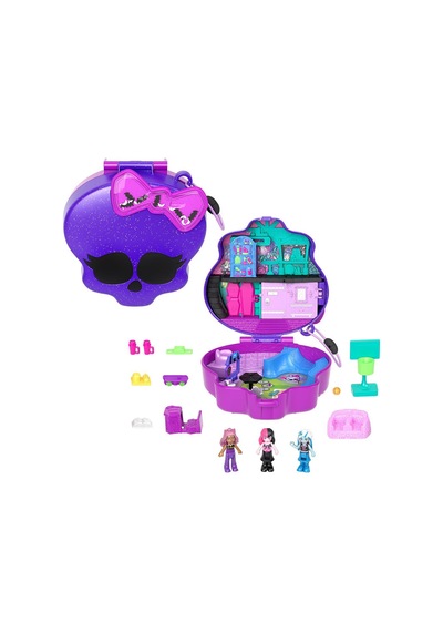 Hvv58 Polly Pocket - Monster High Temalı Kompakt Oyun Seti Belirtilmemiş