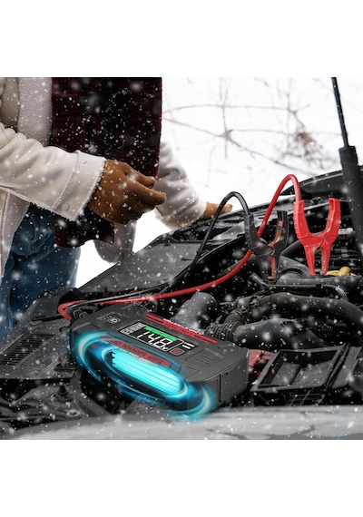 Tr J1000 12v 1000amp Lifepo4 Akıllı Akü Takviye + Powerbank + Led Lamba