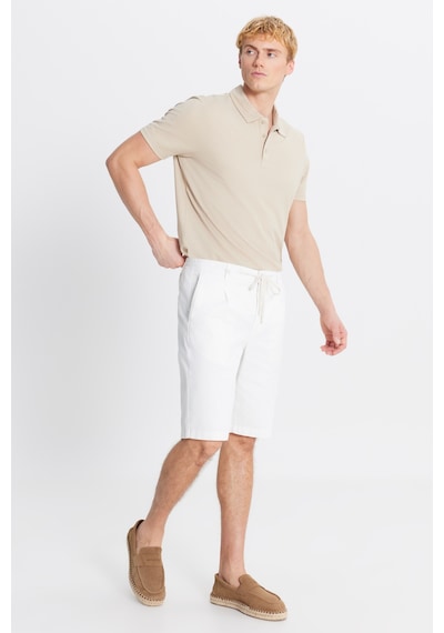 AC&Co / Altınyıldız Classics Erkek Beyaz Pamuklu Slim Fit Dar Kesim Beli Bağlamalı Yan Cepli Esnek Şort Beyaz AC&Co / Altınyıldız Classics Erkek Beyaz Pamuklu Slim Fit Dar Kesim Beli Bağlamalı Yan Cepli Esnek Şort Beyaz