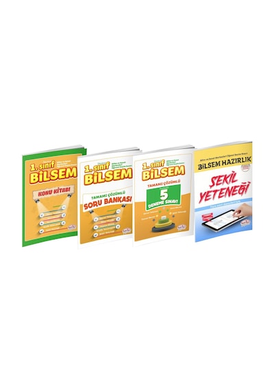 Editör Yayınları Bilsem Hazırlık Kitapları Seti 4 Lü Set