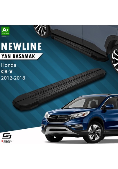 S-dizayn Honda Cr-v 4 Newline Siyah Yan Basamak 173 Cm 2012-2018