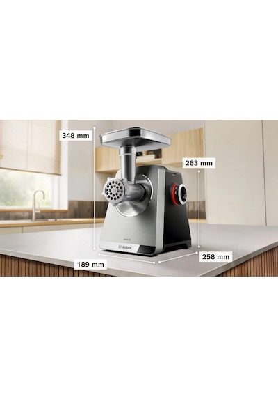 Bosch MFWS840M Serie 8 2500 W Gıda Kıyma Makinesi