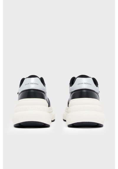 Armani Exchange Sneaker Ayakkabı Kadın Ayakkabı Xw003105 Af27405 Mc372 Siyah-gümüş Armani Exchange Sneaker Ayakkabı Kadın Ayakkabı Xw003105 Af27405 Mc372 Siyah-gümüş