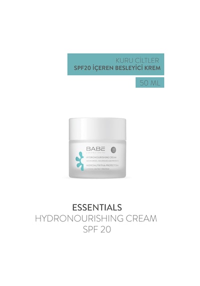 Babe Essentials Hydronourishing Cream SPF20 50ml - Hyaluronik Asitli Besleyici Nemlendirici Krem