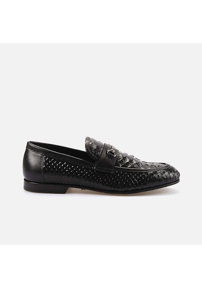 Mocassini Tokalı Erkek Loafer 56110 Siyah