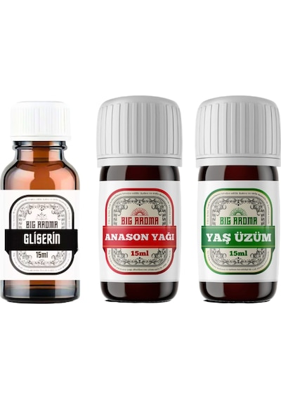 Big Aroma Özel Tekirdağ Serisi 3 x 15 ML