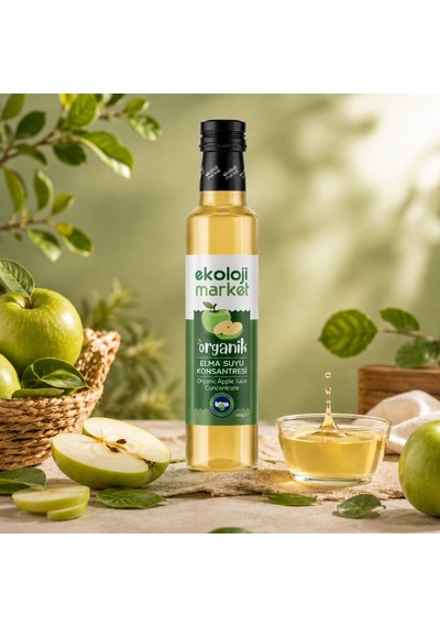 Organik Glutensiz Elma Suyu Konsantresi 340 Gr.