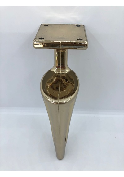 Plastik,21cm Metal Görünümlü Gold Kaplamalı Mobilya Ayağı 4 Adt