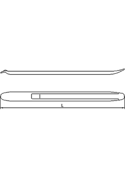 İzeltaş Oluklu Levye 300 Mm N11.23233