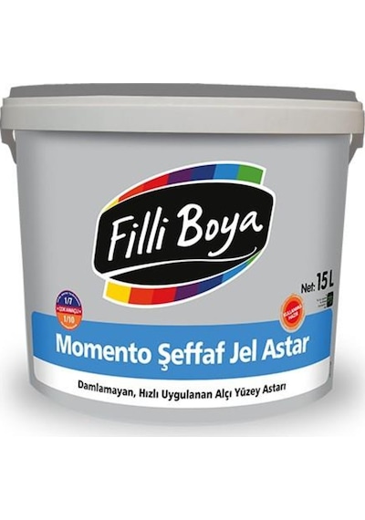Filli Boya Momento Şeffaf Jel Astar 15 Lt.