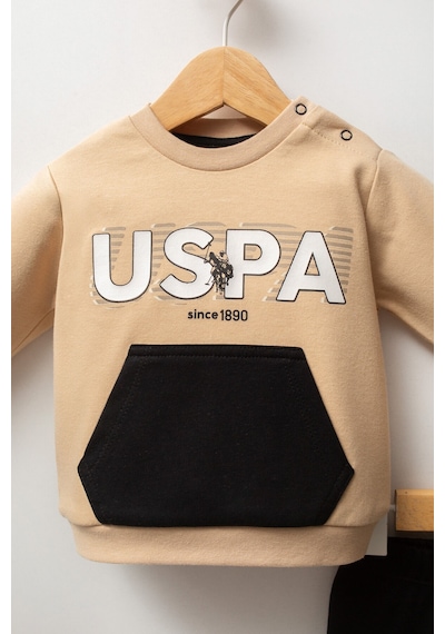 U.S. Polo Assn. Erkek Bebek Krem Takım 5274-48894 Krem