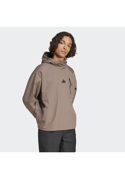 Adidas Ce Q3 Erkek Kahverengi Kapüşonlu Hoodie Kahverengi