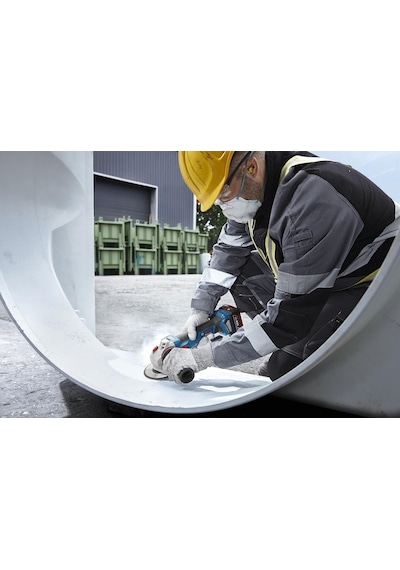 Bosch GWS 18V-11 S 1x4 Ah Procore Akülü Devir Ayarlı Taşlama Bez Çantalı