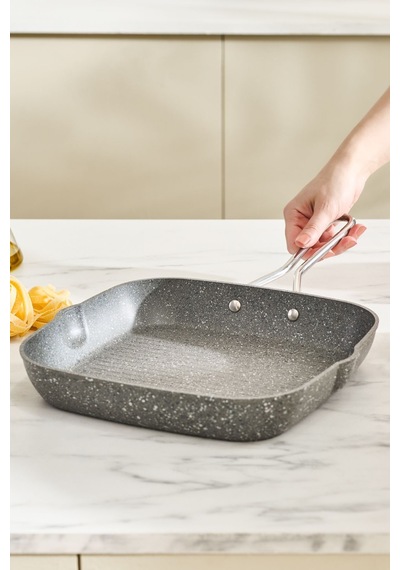 Karaca  Biogranit Salvador Grill Tava 28 Cm Gri
