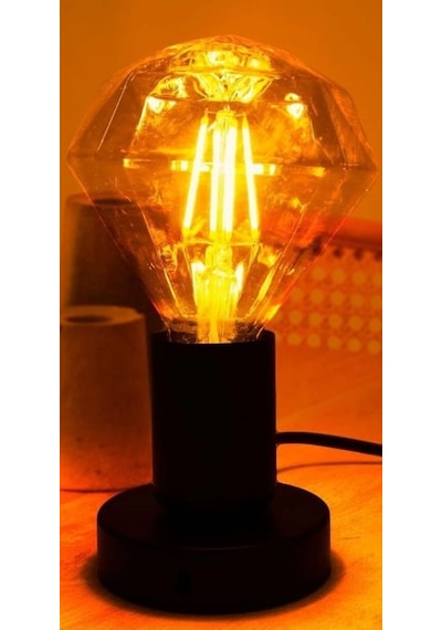 Vintage Filament Rustik E27 220v 2200k Prizmatik Edison Ampul 4w