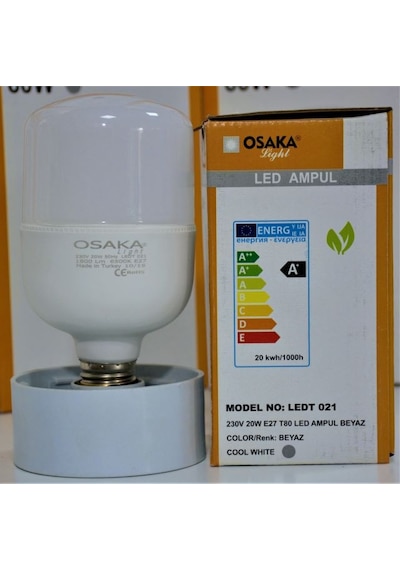 20 Watt Led Ampul Beyaz 6500 K E27