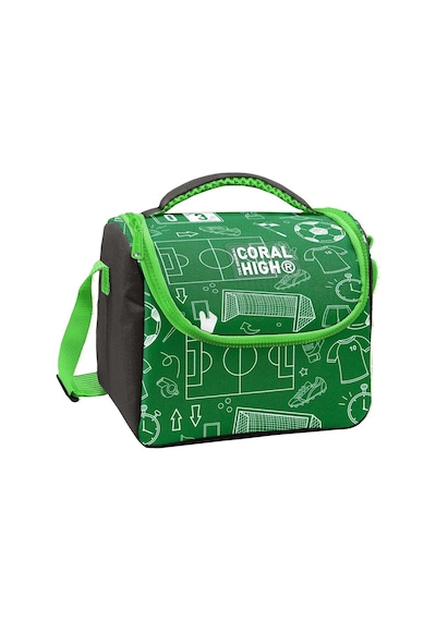 Coral High Erkek Çocuk Yeşil Futbol Baskılı Isı Yalıtımlı Beslenme Çantası 37147