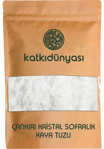 Katkı Dünyası Çankırı Kristal Sofralık Kaya Tuzu 1 KG