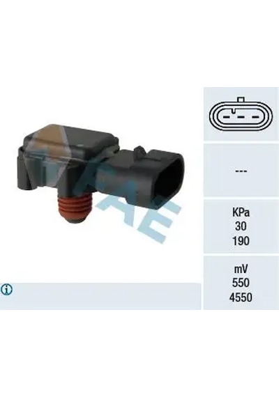 Opel Corsa C Map Sensoru 1.7 Dti 2003-2003 Y17dt Fae 15079