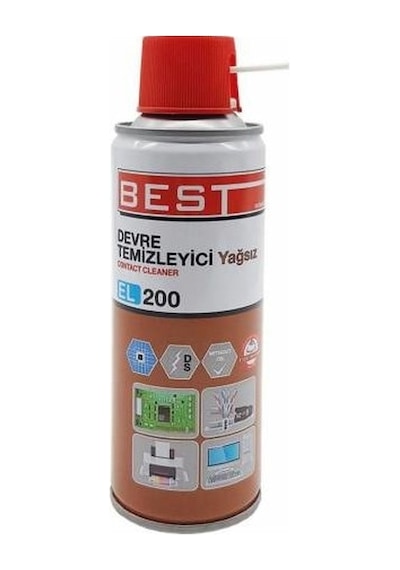 El-200 Elektronik Devre Temizleyici Kontak Sprey 200 Ml