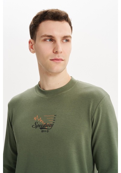 Ar-ma Erkek Slim Fit Çift Taraflı İnce İnterlok Pamuk Modal Elastan Karışımlı Bisiklet Yaka Sweatshirt K30124989502 Yeşil-y1 Yeşil Ar-ma Erkek Slim Fit Çift Taraflı İnce İnterlok Pamuk Modal Elastan Karışımlı Bisiklet Yaka Sweatshirt K30124989502 Yeşil-y1 Yeşil
