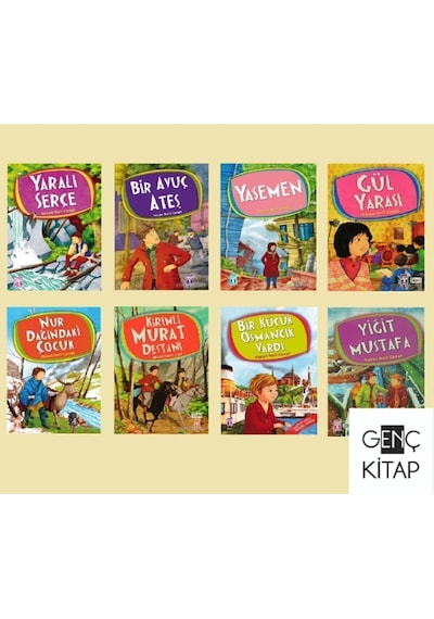 Hasan Nail Canat 8 Kitap Set Bir Küçük Osmancık Vardı Yazarından