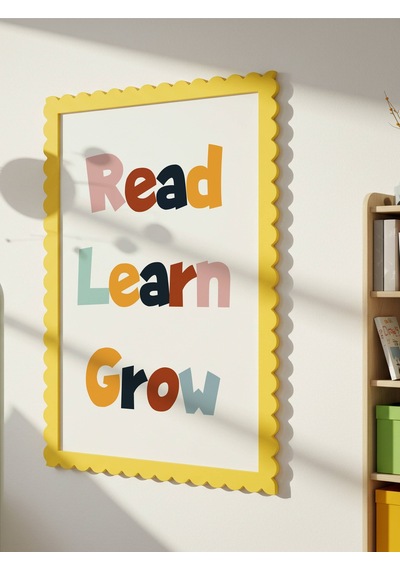 Read Learn Grow Dijital Baskı Poster V3 Çerçevesiz