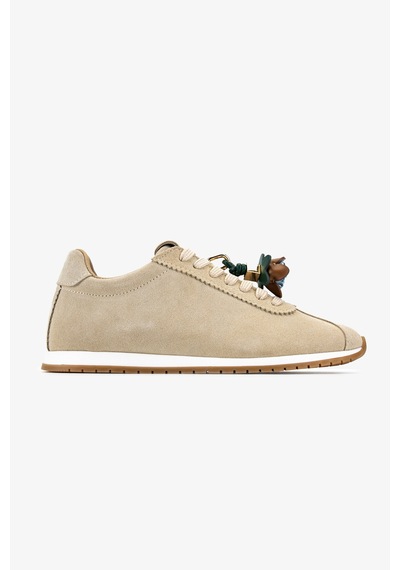 Valmenti Kadın Hakiki Deri Bej Süet Sneakers & Spor Ayakkabı 1009 182 Bn Ayk Y26 Bej Suet