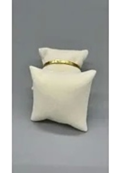 Yerli Üretim Süet Kumaş Krem Renk 5 Adet 8/8 Cm Takı Yastığı Çok Renkli