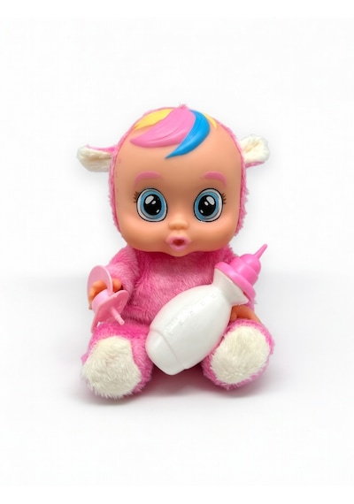 Ağlayan Ve Konuşan Et Bebek 20 Cm Su İçen Bebek Oyuncağı 3+ Yaş Pembe