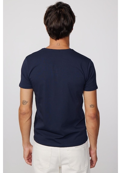 Tudors Slim Fit V Yaka Düz Basıc Kısa Kol Lacivertvert T-Shirt-27716-Lacivertvert Lacivert Tudors Slim Fit V Yaka Düz Basıc Kısa Kol Lacivertvert T-Shirt-27716-Lacivertvert Lacivert