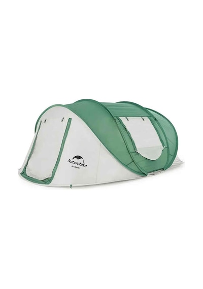 Naturehike 3-4 Kişilik Pop-up Otomatik Kurulum Kamp Çadırı Green Yeşil
