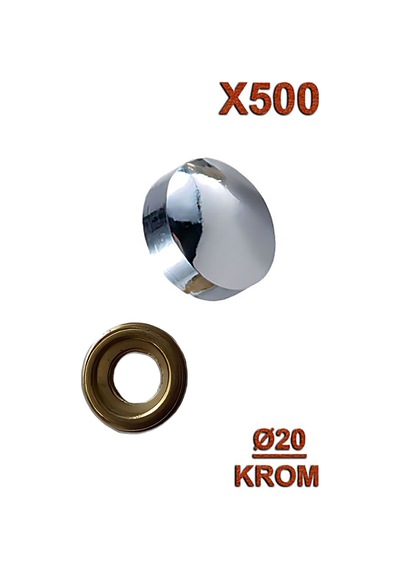 Vida Kapama Ø20 Krom 500 Adet