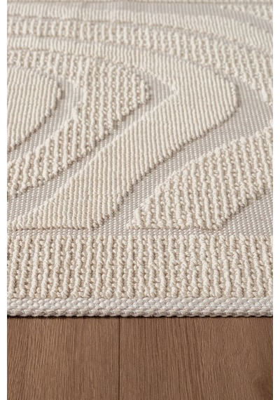 Sakura Sk010a Doğal Pamuk 2'li Banyo Paspas Seti 60x100 60x50cm Kaymaz Taban Makinada Yıkanabilir Krem-bej