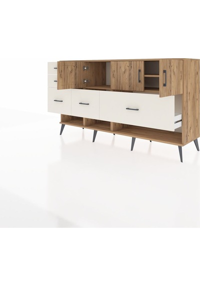 Hyperion Konsol 3 Raflı 5 Çekmeceli 3 Kapaklı 176x44x99 Çam-çam/a Çam-çam/aytaşı Hyperion Konsol 3 Raflı 5 Çekmeceli 3 Kapaklı 176x44x99 Çam-çam/a Çam-çam/aytaşı
