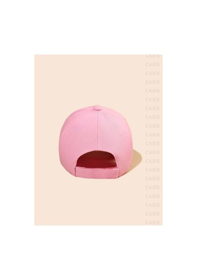Caxis Toz Pembe Spor Şapka Unisex Arkası Cırtlı Ayarlanabilir