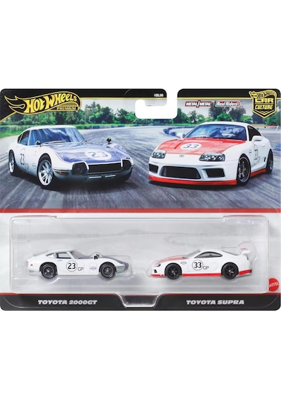 Hot Wheels Premium Jbl03 Car Culture 2 Pack Toyota 2000gt // Toyota Supra Beyaz
