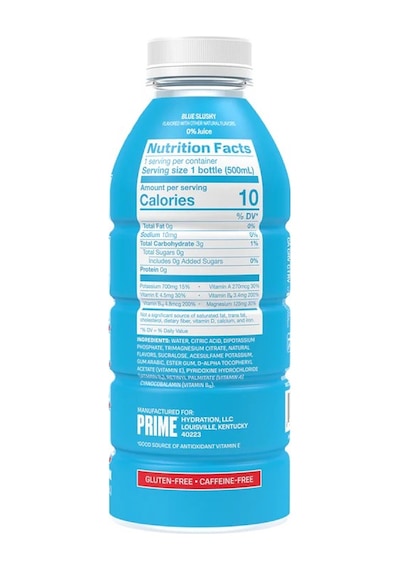 Prime Snowball Slushy 500 Ml - Yaban Mersini Ve Ahududu Aromalı Sporcu İçeceği