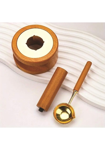 Sanat Temalı Mum Mührü Seti Sarı 1 Karışık