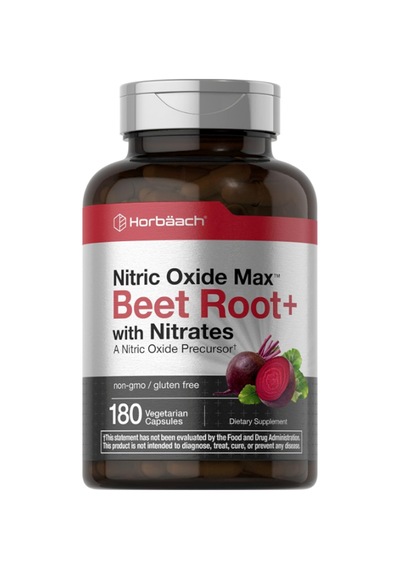 Horbäach Nitrik Oxide Max Beet Root + With Nitrates 180 Vegie... Aromasız