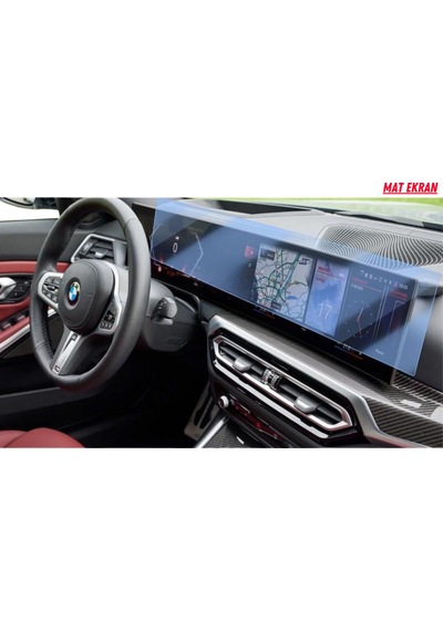 Bmw İ7 Gösterge Panel Ve Bilgi Ekran Uyumlu Mat Ekran Koruyucu
