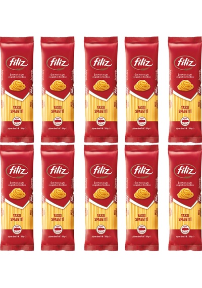 Yassı Spagetti Makarna X10 Adet 500 G