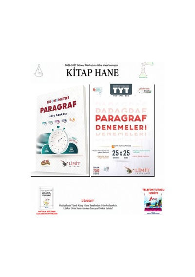 Limit Tyt Paragraf Soru Bankası 2 Kitap Seti