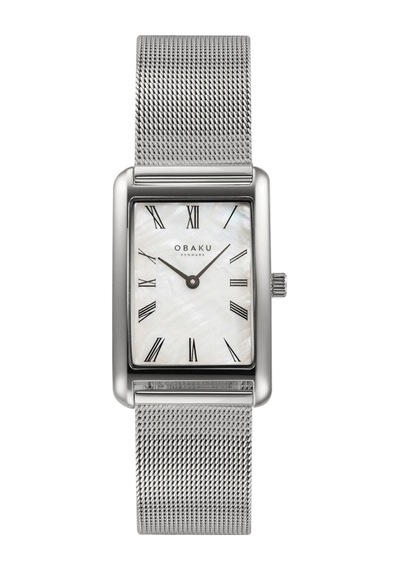 Obaku Denmark V311lxcwmc Quartz Gri Hasır Kordon 24 Mm Kadın Kol Saati Gri