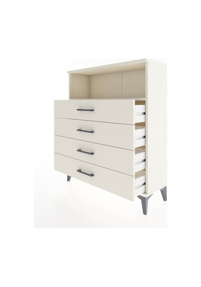 Arges Şifonyer Tek Raflı 4 Çekmeceli 88x30x106 Aytaşı-aytaşı Aytaşı