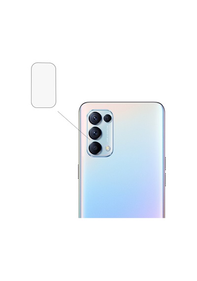 Nettech Oppo Reno 5 Pro Uyumlu Kamera Cam Koruyucu
