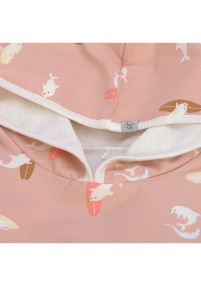 Lassig Dolphin Uv Korumalı Plaj Çocuk Panço Peach Diğer