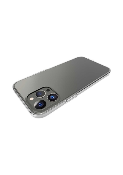 Apple Uyumlu iPhone 14 Pro Max Uyumlu Zore Süper Silikon Kılıf-renksiz Renksiz -