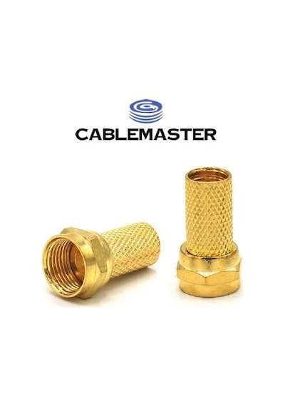 Cablemaster Rg6 Gold F Konnektör Cmf-01g